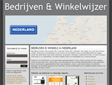 Tablet Screenshot of bedrijvenadressen.nl